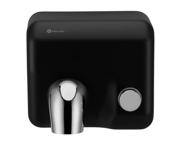 Suszarka do rąk MERIDA STARFLOW PLUS z przyciskiem, czarna z powłoką AFP Suszarka do rąk MERIDA STARFLOW PLUS z przyciskiem, czarna z powłoką AFP
