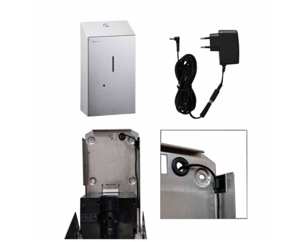 Zasilacz sieciowy z wtykiem kątowym do bezdotykowego dozownika MERIDA STELLA AUTOMATIC Zasilacz sieciowy z wtykiem kątowym do bezdotykowego dozownika MERIDA STELLA AUTOMATIC