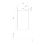 Bezdotykowy automatyczny dozownik mydła w płynie MERIDA STELLA AUTOMATIC, pojemność zbiornika 1000 ml, stal matowa