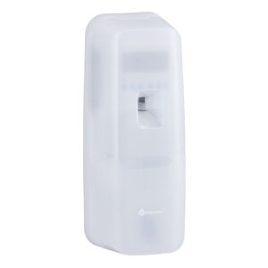 Elektroniczny odświeżacz powietrza LCD MERIDA HARMONY, tworzywo, biały transparentny