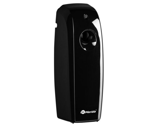 Elektroniczny odświeżacz powietrza LCD z programatorem, tworzywo ABS, czarny