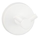 Wieszak podwójny MERIDA STELLA WHITE LINE, biały