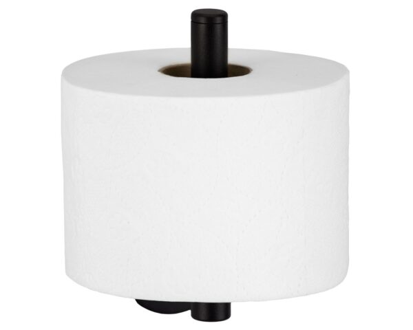 Uchwyt na zapasową rolkę papieru toaletowego MERIDA STELLA BLACK LINE, czarny Uchwyt na zapasową rolkę papieru toaletowego MERIDA STELLA BLACK LINE, czarny