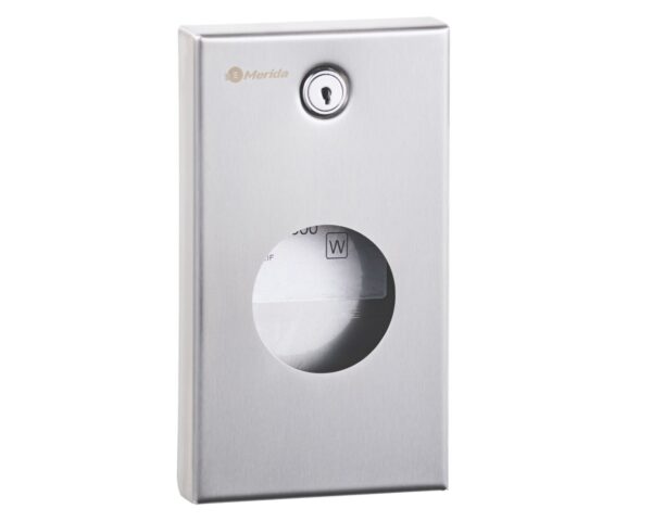 Pojemnik na torebki higieniczne MERIDA STELLA, pojemność 30 szt. torebek, stal matowa Pojemnik na torebki higieniczne MERIDA STELLA, pojemność 30 szt. torebek, stal matowa