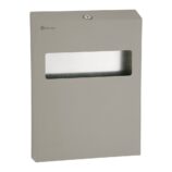 Pojemnik na podkładki na deskę sedesową MERIDA STELLA STONE GREY LINE, szary kamienny