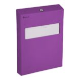 Pojemnik na podkładki na deskę sedesową MERIDA STELLA VIOLET LINE, fioletowy