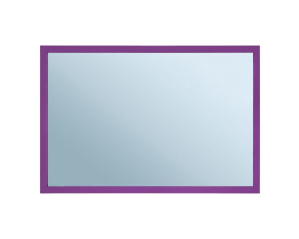 Lustro w ramie metalowej - fioletowej MERIDA STELLA VIOLET LINE, 40 x 60 cm Lustro w ramie metalowej - fioletowej MERIDA STELLA VIOLET LINE, 40 x 60 cm