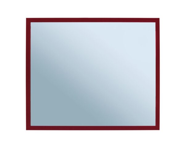 Lustro w ramie metalowej - czerwonej MERIDA STELLA RED LINE, 50 x 60 cm Lustro w ramie metalowej - czerwonej MERIDA STELLA RED LINE, 50 x 60 cm
