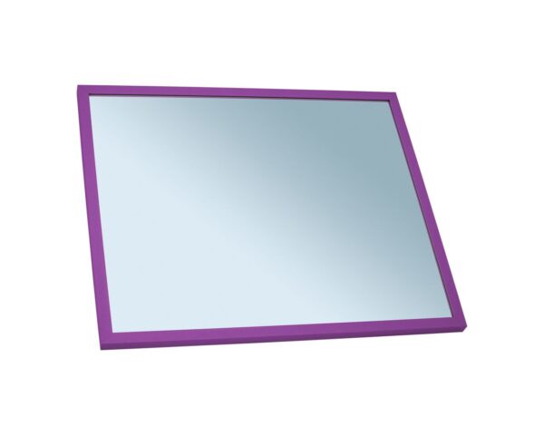 Lustro w ramie metalowej - fioletowej MERIDA STELLA VIOLET LINE, 50 x 60 cm Lustro w ramie metalowej - fioletowej MERIDA STELLA VIOLET LINE, 50 x 60 cm