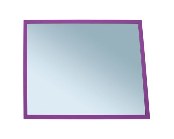 Lustro w ramie metalowej - fioletowej MERIDA STELLA VIOLET LINE, 50 x 60 cm Lustro w ramie metalowej - fioletowej MERIDA STELLA VIOLET LINE, 50 x 60 cm
