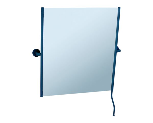 Lustro uchylne w oprawie niebieskiej matowej z uchwytem ułatwiającym regulację kąta nachylenia MERIDA STELLA BLUE LINE, 50 x 60 cm Lustro uchylne w oprawie niebieskiej matowej z uchwytem ułatwiającym regulację kąta nachylenia MERIDA STELLA BLUE LINE, 50 x 60 cm