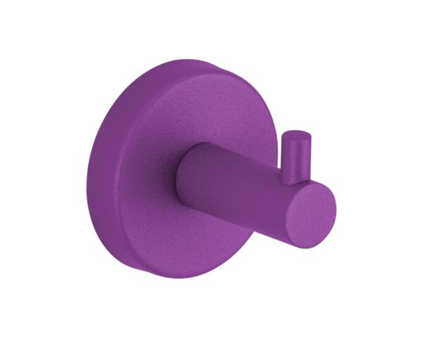 Wieszak pojedynczy MERIDA STELLA VIOLET LINE, fioletowy Wieszak pojedynczy MERIDA STELLA VIOLET LINE, fioletowy