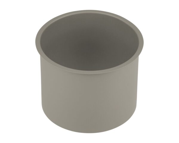 Kołnierz kosza nablatowy okrągły MERIDA STELLA STONE GREY LINE, szary kamienny Kołnierz kosza nablatowy okrągły MERIDA STELLA STONE GREY LINE, szary kamienny