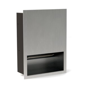 Wnękowy pojemnik na ręczniki papierowe MERIDA DRAGON, stal matowa