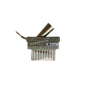 Szczotka do fug z metalowym włosiem i uchwytem na kij, TARAS, PODJAZD, do użytku na zewnątrz