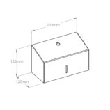 Pojemnik na ręczniki papierowe MERIDA INOX DESIGN MINI - HONEYCOMB