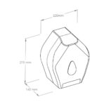 Pojemnik na papier toaletowy MERIDA UNIQUE EXCLUSIVE CARBON SPARK