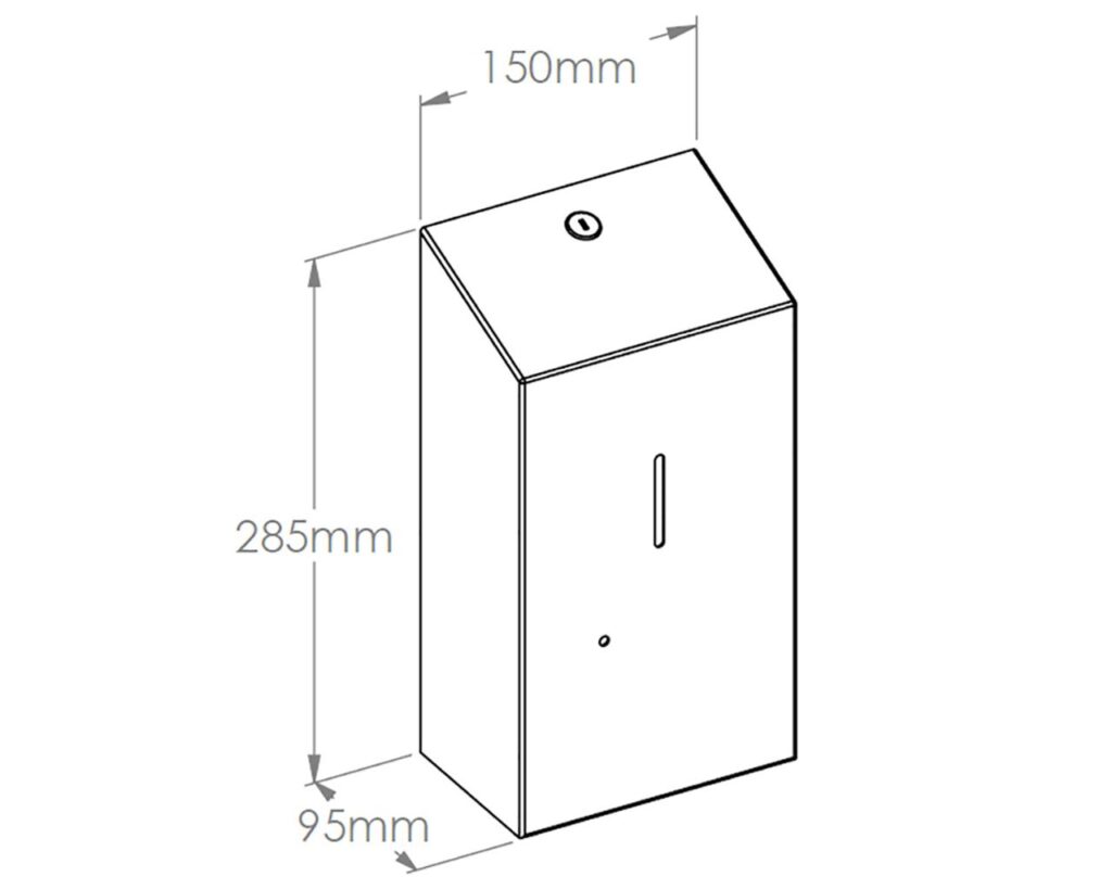 Bezdotykowy automatyczny dozownik mydła w płynie MERIDA STELLA AUTOMATIC Anti-FingerPrint, pojemność zbiornika 1000 ml, stal matowa z powłoką AFP