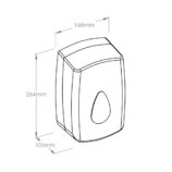 Automatyczny bezdotykowy dozownik mydła w pianie MERIDA UNIQUE AUTOMATIC GLAMOUR BLACK LINE