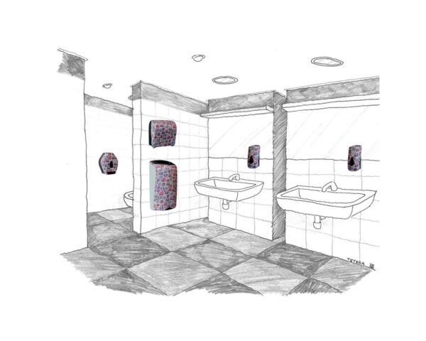 Mechaniczny podajnik ręczników w rolach MERIDA UNIQUE SOLID CUT JOY LINE Mechaniczny podajnik ręczników w rolach MERIDA UNIQUE SOLID CUT JOY LINE