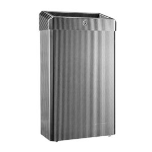 Kosz otwarty MERIDA INOX DESIGN - PINSTRIPE, poj. 27 l