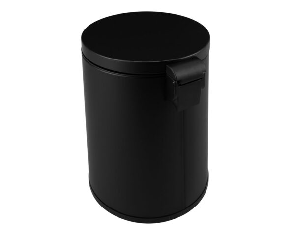 Kosz pedałowy SILENT SERENE, pojemność 20 l, metalowy, czarny matowy Kosz pedałowy SILENT SERENE, pojemność 20 l, metalowy, czarny matowy