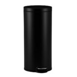 Kosz pedałowy SILENT SERENE, pojemność 30 l, metalowy, czarny matowy