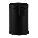 Kosz pedałowy TOP SILENT LUNA, pojemność 3 l, metalowy, czarny matowy