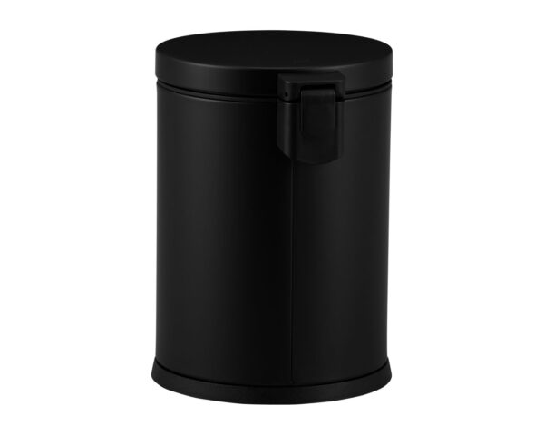 Kosz pedałowy TOP SILENT LUNA, pojemność 5 l, metalowy, czarny matowy Kosz pedałowy TOP SILENT LUNA, pojemność 5 l, metalowy, czarny matowy