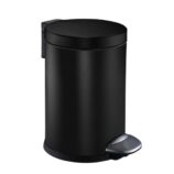 Kosz pedałowy TOP SILENT LUNA, pojemność 20 l, metalowy, czarny matowy