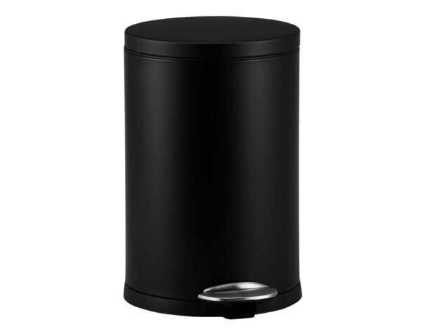 Kosz pedałowy TOP SILENT LUNA, pojemność 20 l, metalowy, czarny matowy