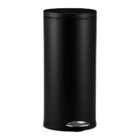 Kosz pedałowy TOP SILENT LUNA, pojemność 30 l, metalowy, czarny matowy