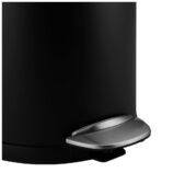 Kosz pedałowy TOP SILENT LUNA, pojemność 30 l, metalowy, czarny matowy