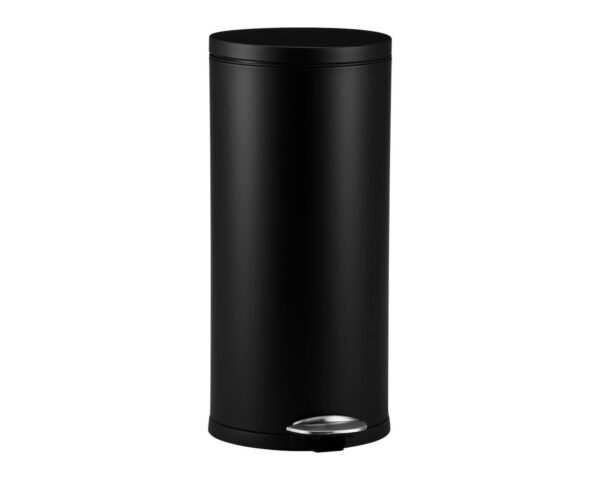 Kosz pedałowy TOP SILENT LUNA, pojemność 30 l, metalowy, czarny matowy