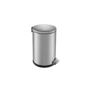 Kosz pedałowy TOP SILENT LUNA, pojemność 5 l, stal matowa