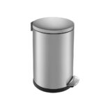 Kosz pedałowy TOP SILENT LUNA, pojemność 20 l, stal matowa