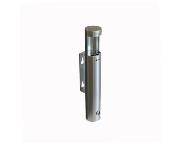 Popielnica wisząca wąska, stal matowa, zamykana na kluczyk Popielnica wisząca wąska, stal matowa, zamykana na kluczyk