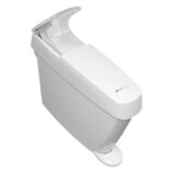 Kosz pedałowy na podpaski higieniczne, biały, pojemność 15 l, tworzywo sztuczne