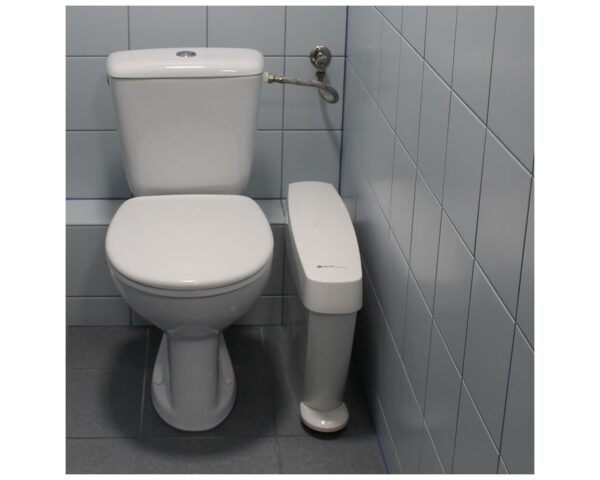 Kosz pedałowy na podpaski higieniczne, biały, pojemność 15 l, tworzywo sztuczne Kosz pedałowy na podpaski higieniczne, biały, pojemność 15 l, tworzywo sztuczne