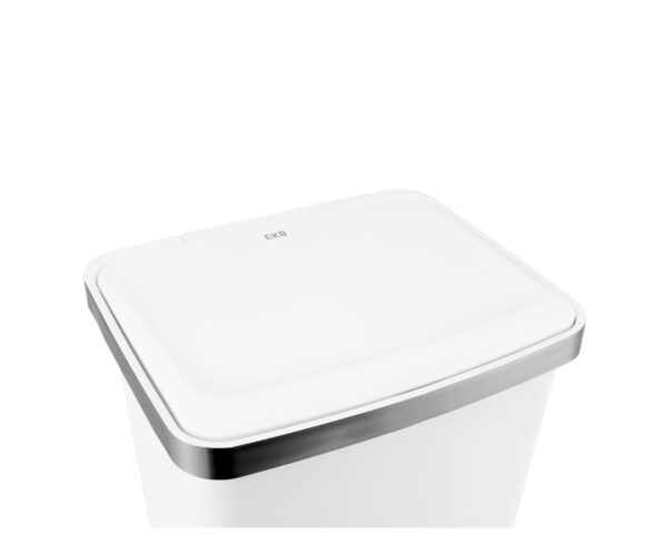 Kosz pedałowy HANA, pojemność 45 l, tworzywo sztuczne, biały Kosz pedałowy HANA, pojemność 45 l, tworzywo sztuczne, biały