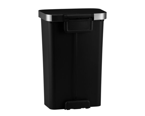 Kosz pedałowy MERIDA ECO PAPER, pojemność 50 l, tworzywo sztuczne, czarny Kosz pedałowy MERIDA ECO PAPER, pojemność 50 l, tworzywo sztuczne, czarny