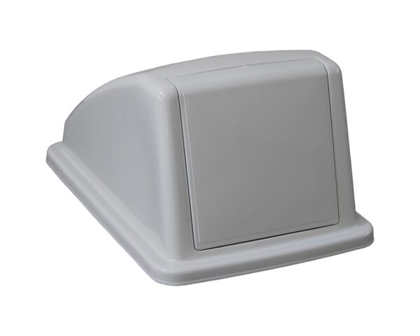 Pokrywa do kosza KJS705, szara, z uchylną klapą