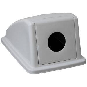 Pokrywa kosza KJS705, szara, z okrągłym otworem