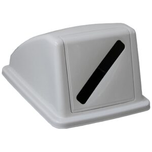 Pokrywa do kosza KJS705, szara, ze szczeliną