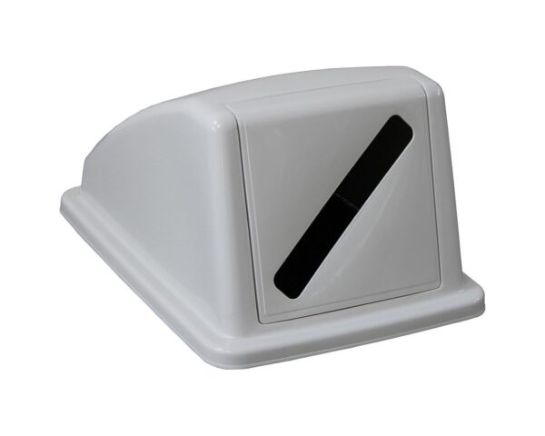 Pokrywa do kosza KJS705, szara, ze szczeliną