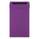 Kosz na odpady otwarty MERIDA STELLA SLIM VIOLET LINE, pojemność 27 l, fioletowy