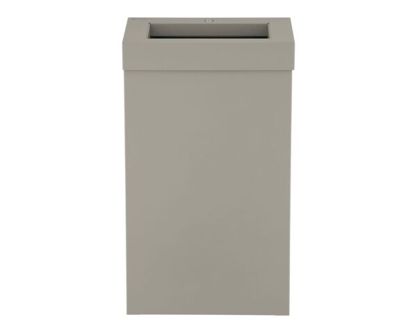 Kosz na odpady otwarty MERIDA STELLA SLIM STONE GREY LINE, pojemność 27 l, szary kamienny Kosz na odpady otwarty MERIDA STELLA SLIM STONE GREY LINE, pojemność 27 l, szary kamienny