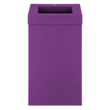 Kosz na odpady otwarty MERIDA STELLA VIOLET LINE, pojemność 45 l, filoetowy