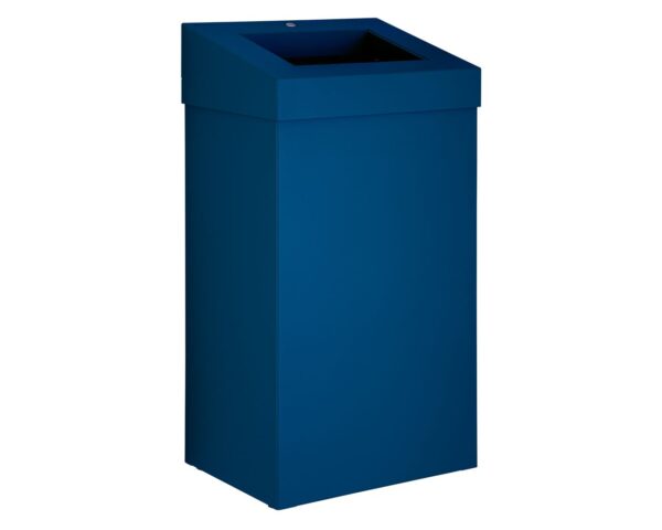 Kosz na odpady otwarty MERIDA STELLA BLUE LINE, pojemność 45 l, niebieski Kosz na odpady otwarty MERIDA STELLA BLUE LINE, pojemność 45 l, niebieski