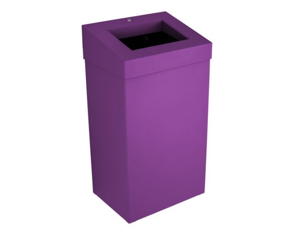 Kosz na odpady otwarty MERIDA STELLA VIOLET LINE, pojemność 45 l, filoetowy Kosz na odpady otwarty MERIDA STELLA VIOLET LINE, pojemność 45 l, filoetowy